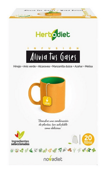 Novadiet Herbodiet Alivia Tus Gases 20 Filtros