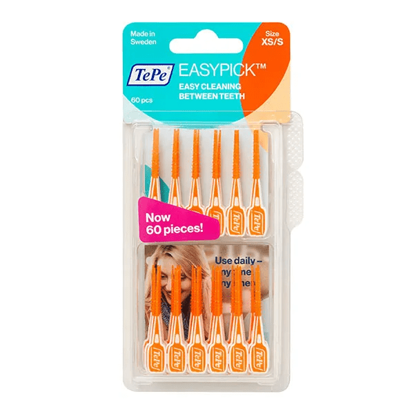 Cure-dents en silicone EasyPick, Taille XS/S 60 pièces