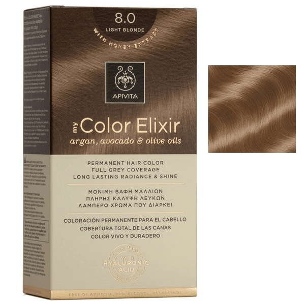 Apivita Tinte My Color Elixir N80 Rubio Claro