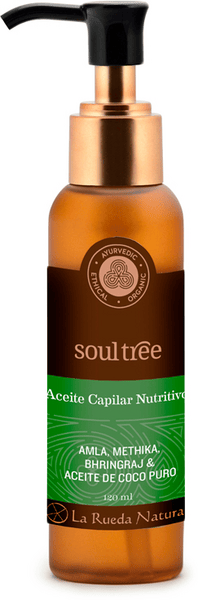 Soultree Bhringraj, Amla y Coco Aceite Capilar Nutritivo 120 ml