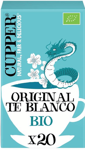 Cupper Blanco Te Bio 20 Bolsitas Infusoras. - Imagen 3