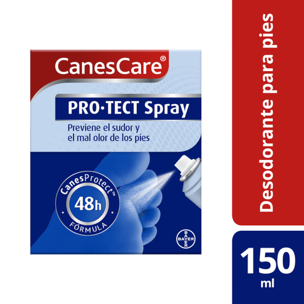 Canescare Pro-Tect Desodorante De Pies Control Del Sudor Spray 150 Ml