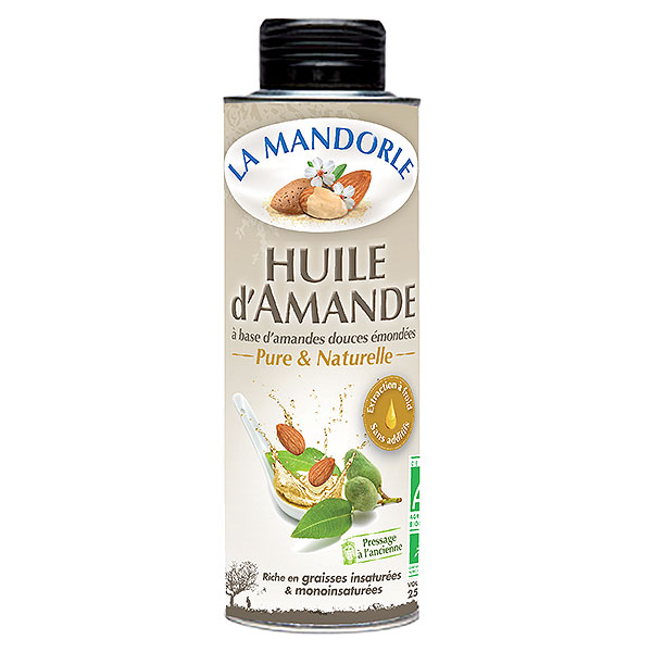 Cuisine Huile d'Amande Douce Bio 250ml