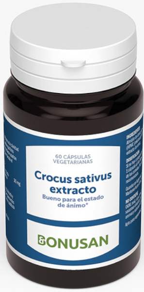 Bonusan Crocus Sativus Extracto 60 Cápsulas Vegetarianas