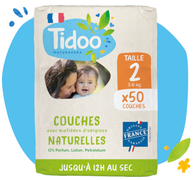 Tidoo Nature Pañales Talla 2 58 Uds