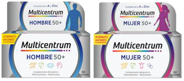 Imagen de Multicentrum Hombre 50+ pack 180 comprimidos multivitamínico en OfertitasTOP