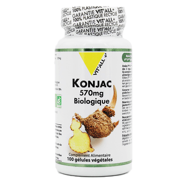 Konjac 570mg Bio 100 gélules 2