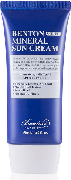 Benton Skin Fit Mineral Sun Cream (SPF50 PA++++) 50ml