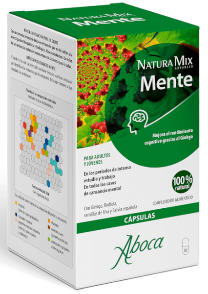 Aboca Natura Mix Advanced Cansancio Mental 50 Cápsulas