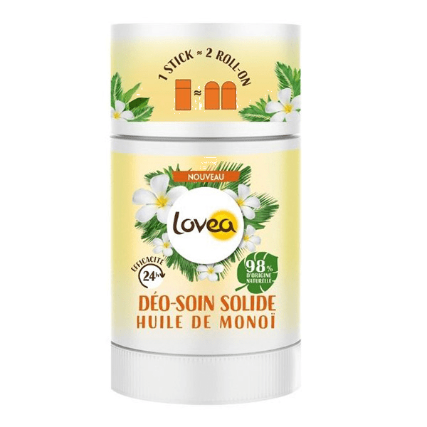 - Déo - Soin Solide - Déodorant - Huile De Monoï - Efficacité 24h 50g 2