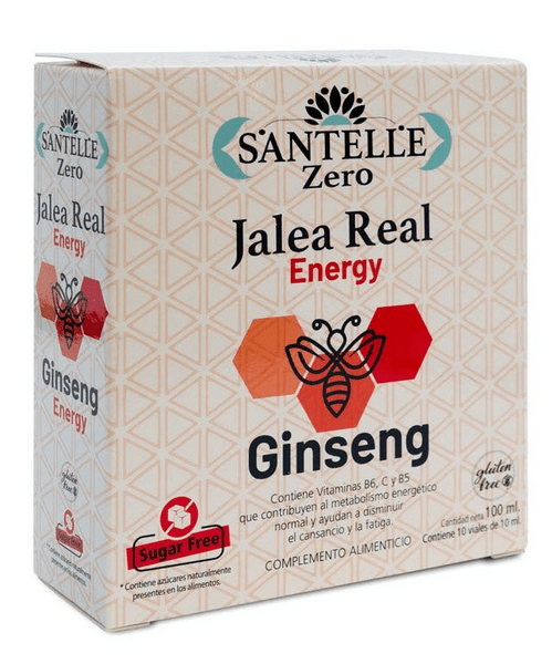 Santelle Jalea Real Energy Con Ginseng 10 Viales