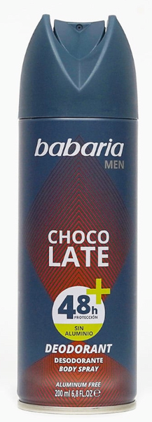 Babaria Desodorante Body Spray Chocolate Men 200ml