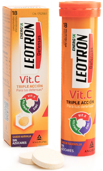 Leotron Vitamina C 18 Comprimidos Efervescentes