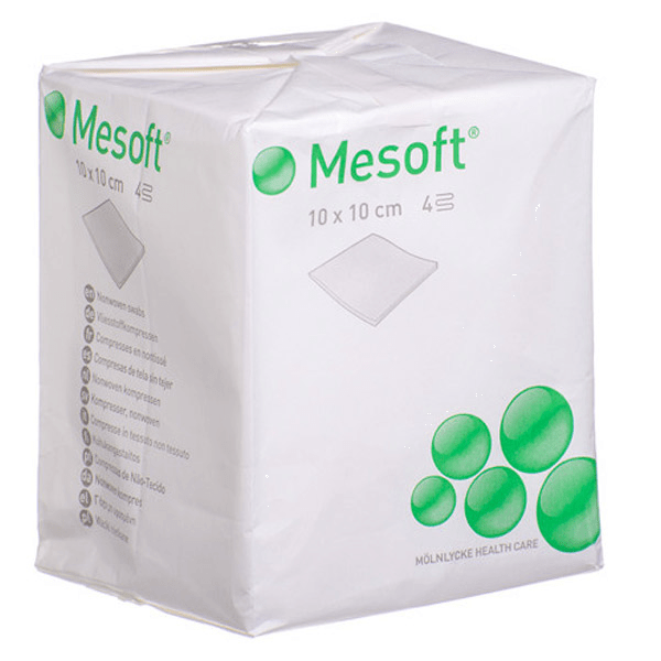 Mesoft Compresse Non-Tissé Non-Stérile 10 x 10cm 100 unités 3