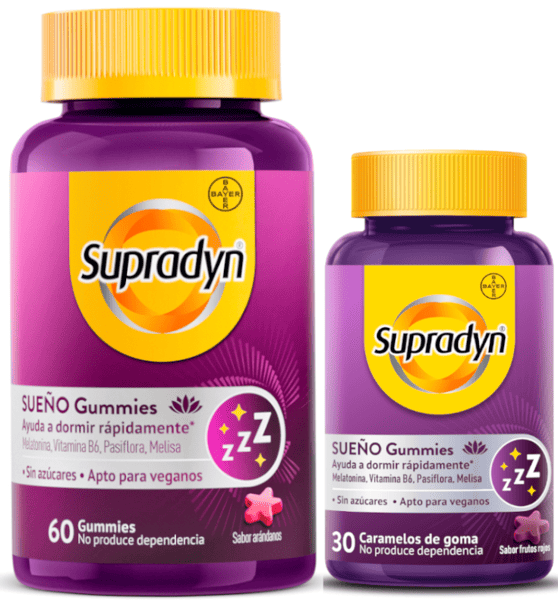 Supradyn Sueño y Serenidad Melatonina y Vit. B6 30+60 Gummies FORMATO AHORRO