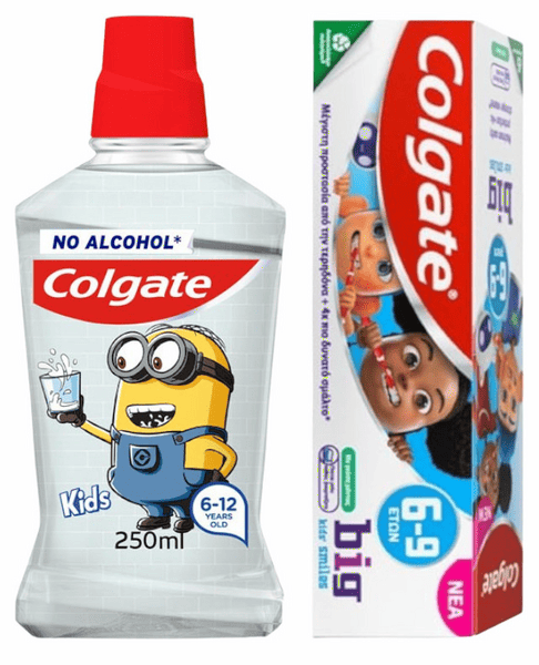 Colgate Infantil Pasta Dental 50 ml + Colutorio Minions 250 ml