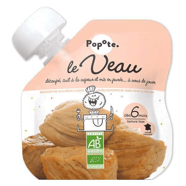 Les Viandes Gourde Veau +6mois Bio 60g 3