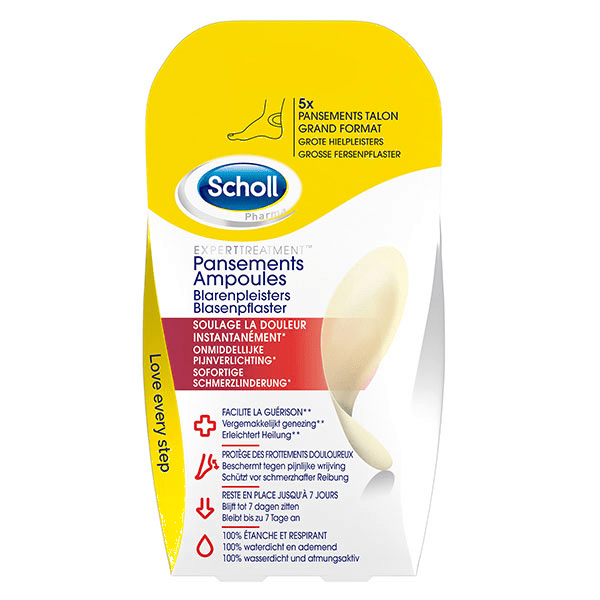 Scholl Pansements Ampoules Talons 5 unités