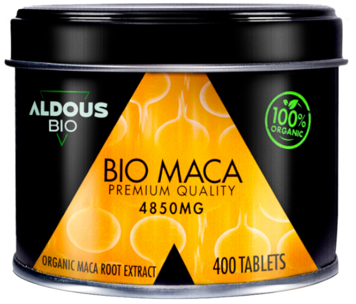 Aldous Bio Extracto De Maca Andina Ecológica 400 Comprimidos