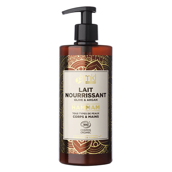 Hammam Lait Nourrissant Olive Argan Corps Mains Bio 400ml 4