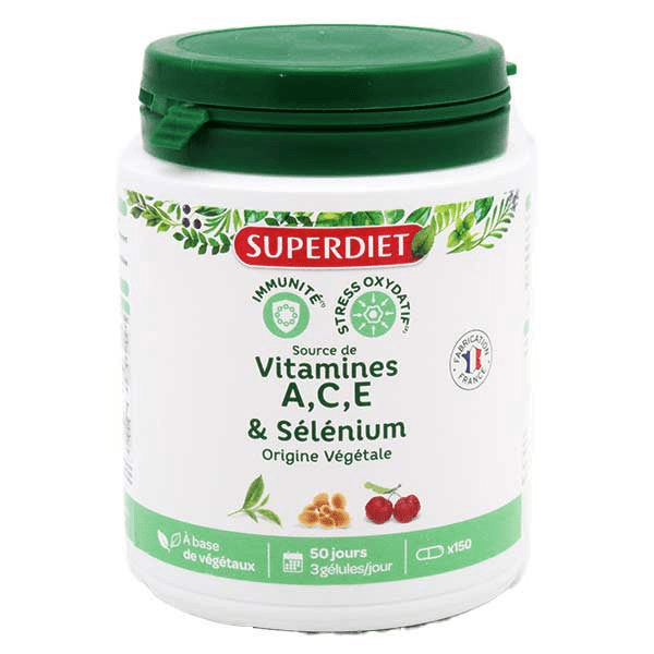 Complexe Sélénium Vitamines A.C.E 150 gélules 5