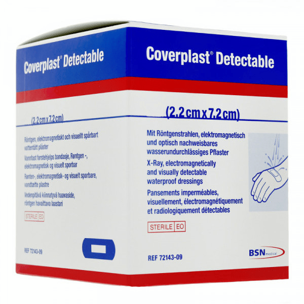 Coverplast Detectable Pansement 2,2x7,2cm 100 Unités