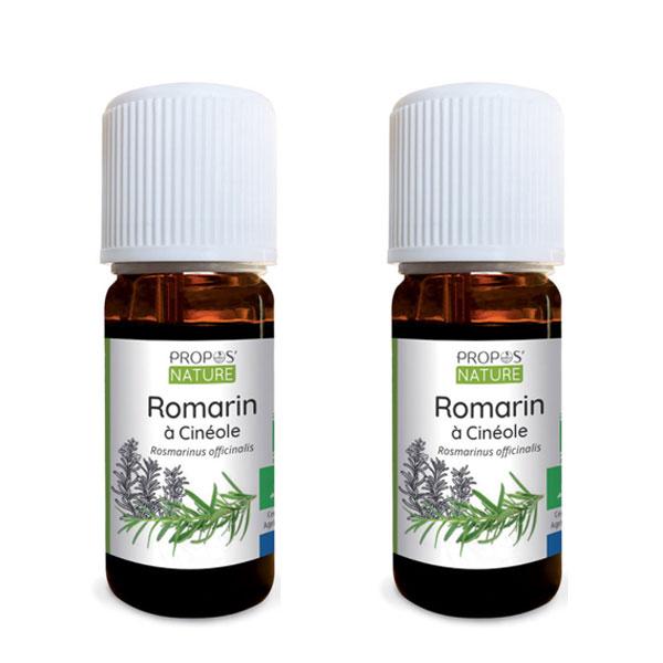 Propos' Nature Aroma-Phytothérapie Huile Essentielle Romarin Cinéole Bio 10ml Lot 2
