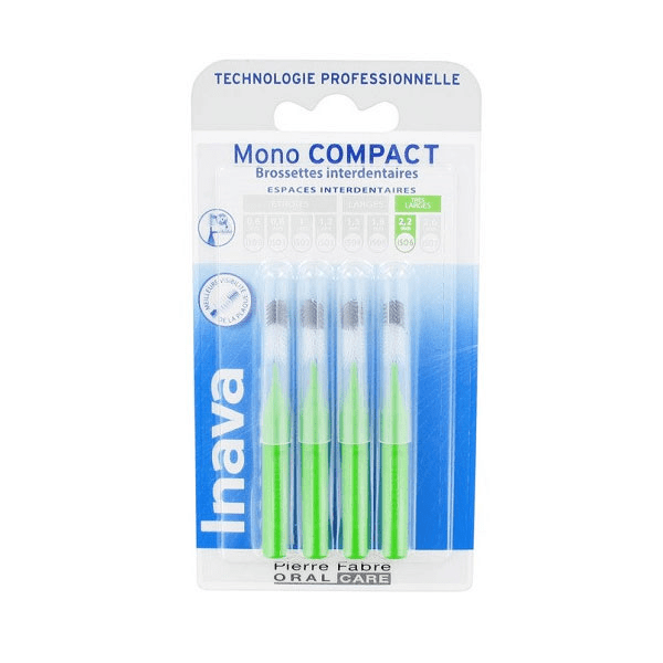 Brossettes 2.2mm Mono Compact Espaces Très Larges Vert 4 unités 4