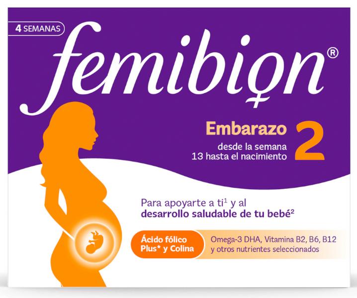 Thumbnail 1 de Femibion 2 Embarazo vitaminas 3x28 cápsulas