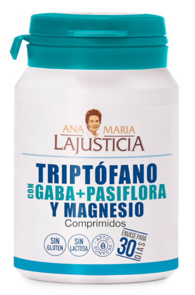 Ana Marí­a Lajusticia Triptófano Con Gaba + Pasiflora Y Magnesio 60 Comprimidos