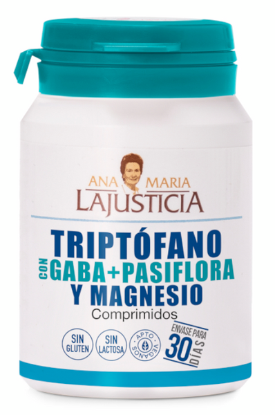 Ana Marí­a Lajusticia Triptófano con Gaba + Pasiflora y Magnesio 60 Comprimidos