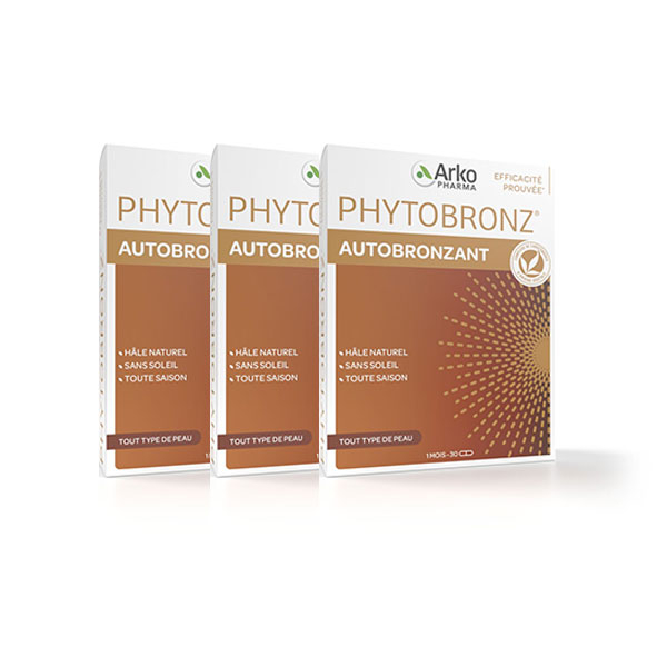 Phytobronz Autobronzant lot de 3 x 30 gélules