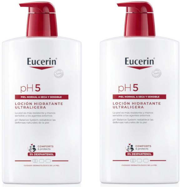 Imagen de Eucerin pH5 Loción Hidratante 2x1 L — loción en OfertitasTOP