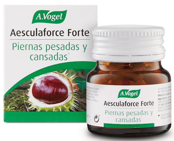 A.vogel Castaño Aesculaforce Forte 30 Comprimidos - Imagen 5