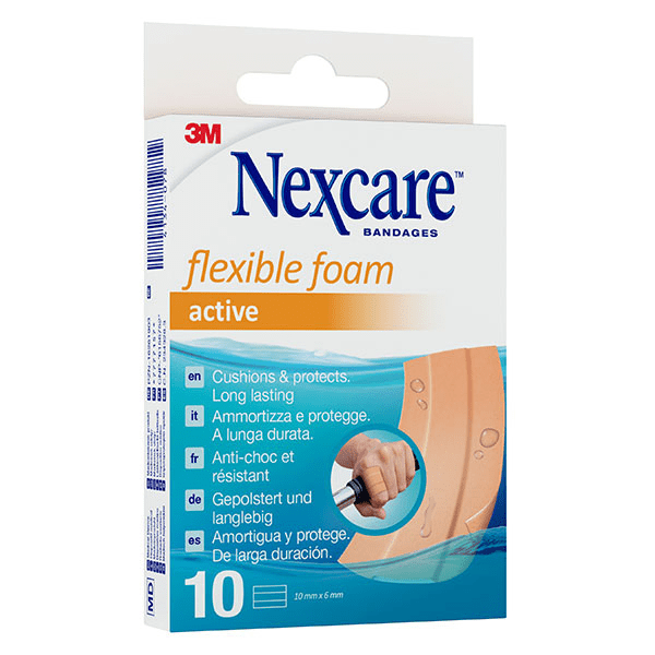 Nexcare Active 10 pansements 6cm x 10cm 4