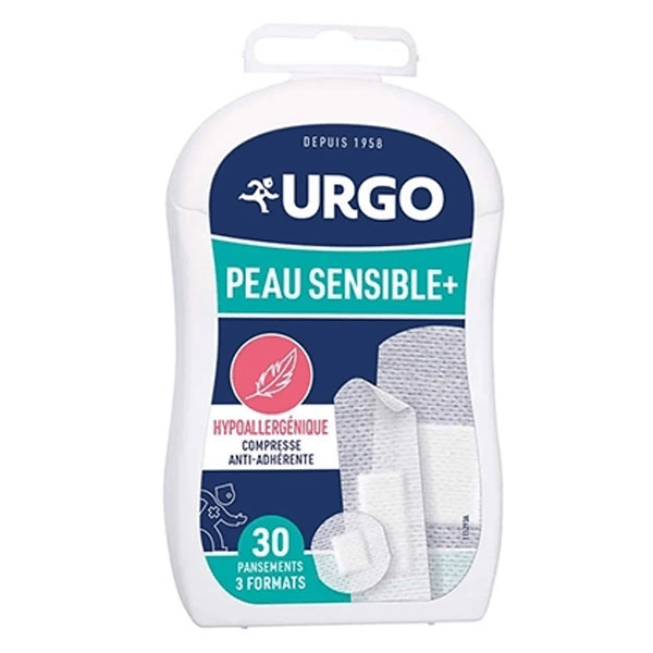 Premiers Soins Pansement Peau Sensible 3 Formats 30 unités 4