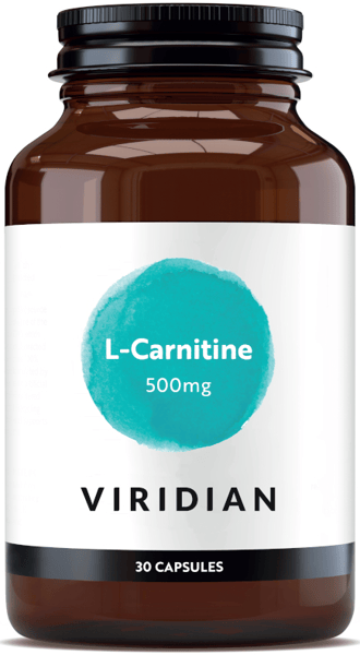 Viridian L-Carnitina 500mg 30 Cápsulas