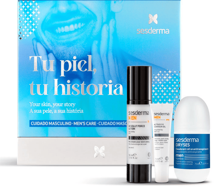 Sesderma Men Loción 50 ml + Contorno Ojos 15 ml + Desodorante Dryses 75 ml