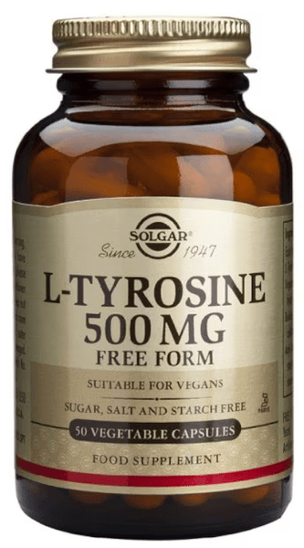 Solgar L-Tirosina 500 Mg 50 Cápsulas Vegetales