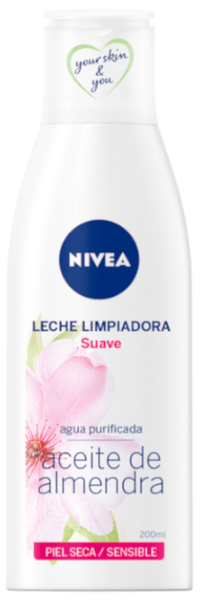 Nivea Leche Limpiadora Suave Piel Seca Y Sensible 200 Ml