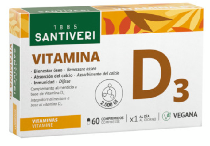 Santiveri Vitamina D3 60 Comprimidos