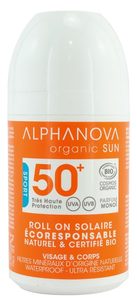 Alphanova Sun Protector Solar SPF 50 + RollOn 50ml