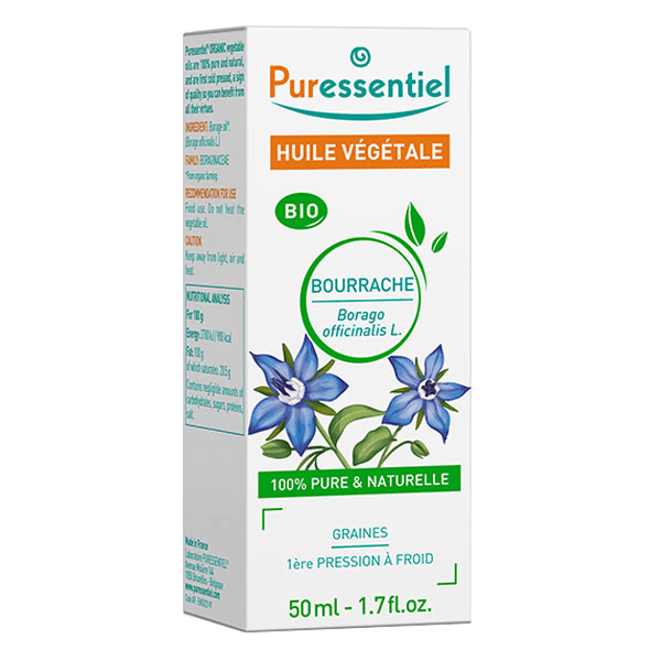 Huiles Vegetales 100% Bio Huile Végétale Bio Bourrache 50 ml 3