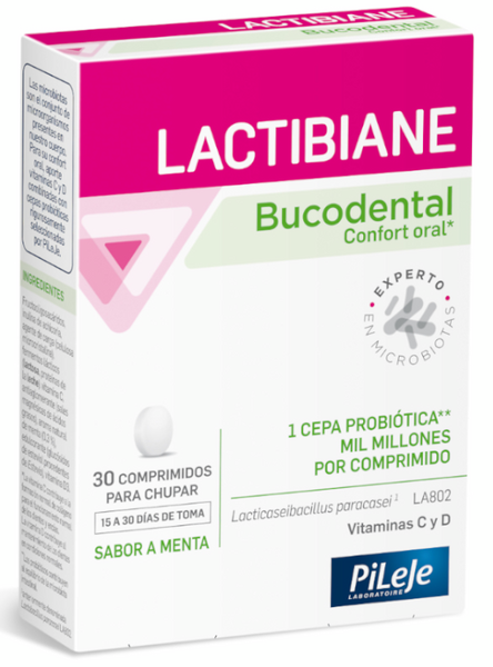 Lactibiane Bucodental Menta 30 Comprimidos Chupar