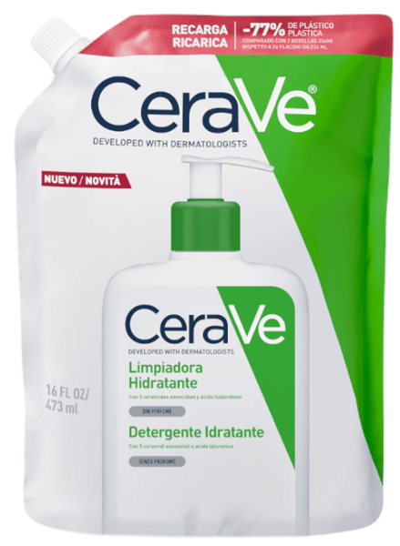 CeraVe Recarga Limpiadora Hidratante 473 ml