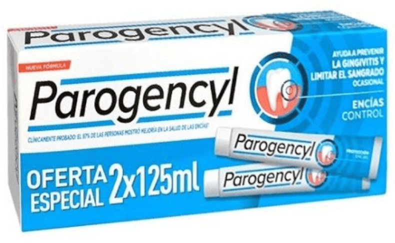 Parogencyl Control Encías Pasta Dientes 2X125 Ml Formato Ahorro