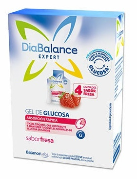 DiaBalance Gel Glucosa Absorción Rápida (Caja 4 Sobres De 35g)