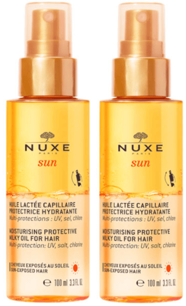 Nuxe Sun Aceite-Leche Capilar Protector Hidratante 2x100 ml