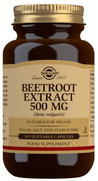 Solgar Remolacha Extracto 500 Mg 90 Cápsulas Vegetales