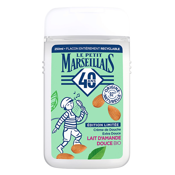 Gel Douche Lait d'Amande Douce 250ml 2